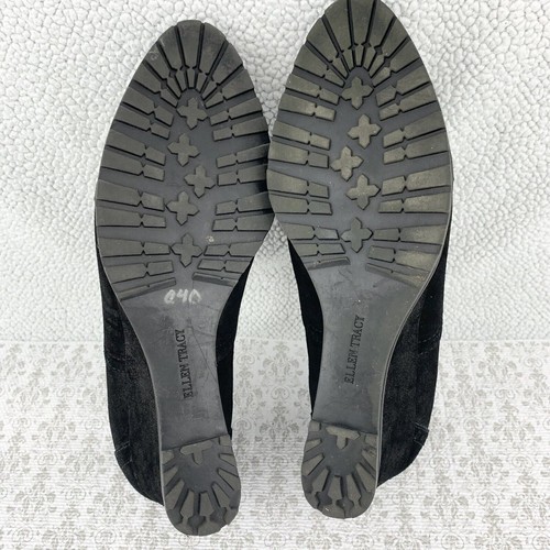 Stivaletti Ellen Tracy Active 9,5 m neri Tobin Oxford pelle scamosciata stravaganti gotici emo - Foto 16 di 18