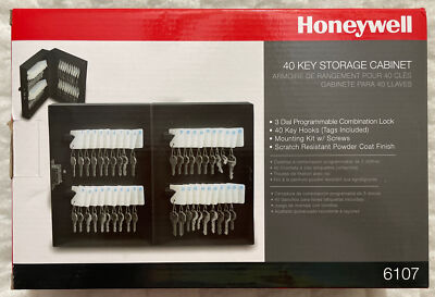 Honeywell 40 Key Wall Mounted Organizer Locker Case 6107 With 40 Key ...