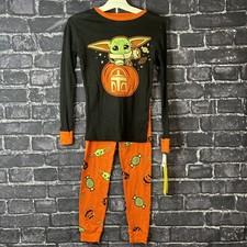 Star Wars Baby Yoda Unisex Size 10 Halloween pajamas boys or girls Snug Fit