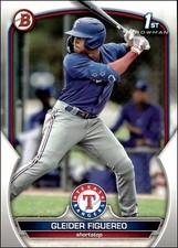 2023 Bowman #BP-59 Gleider Figuereo   1st Rookie Texas Rangers