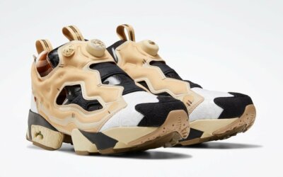 Reebok Unisex Instapump Fury OG Kung Fu Panda Sneaker GZ8632  Tan/Black