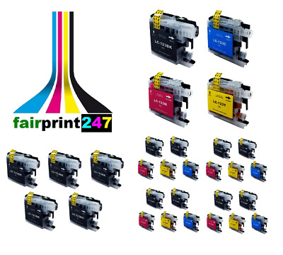 Cartouches XL Compatibles Brother LC123 - Noir, Couleur, Cyan, Magenta, Jaune