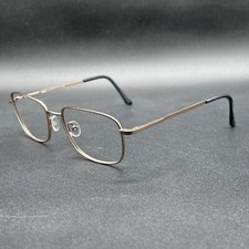 Safilo SA1002 OLX Eyeglasses Frame Matte Gold Flex Italy 53-18-140 Used Elasta