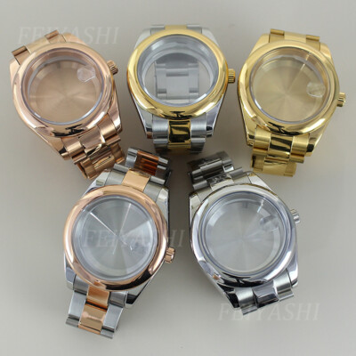 36mm/39mm Luxury men's stainless steel watch case oyster strap sapphire glass