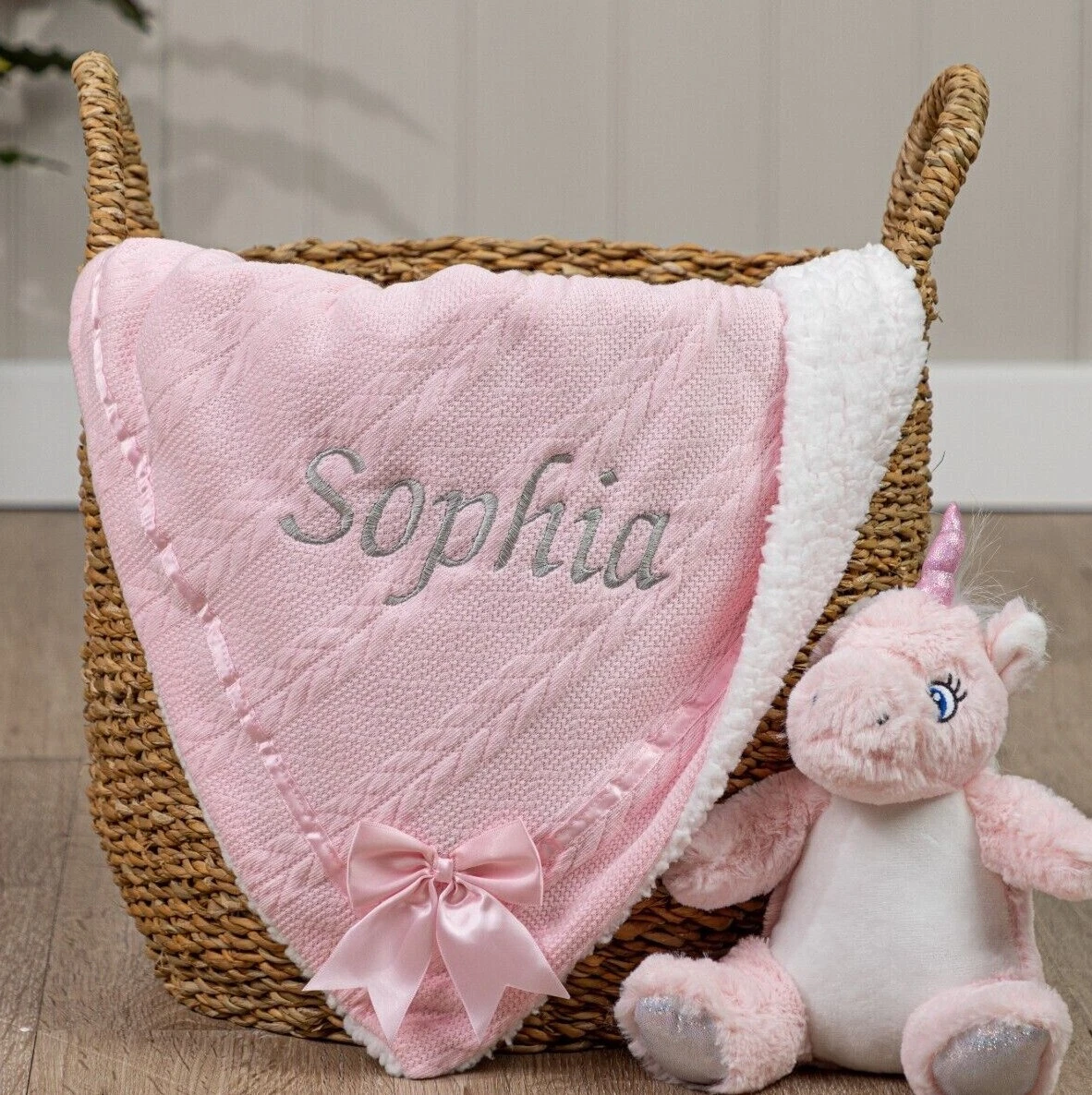 Personalised clearance baby swaddle