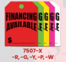 Mirror Hang Tags Financing Available