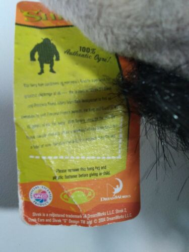 Shrek 2 Donkey Plush Stuffed Animal DreamWorks Nanco 2004 Retired Rare NOS - Picture 5 of 12