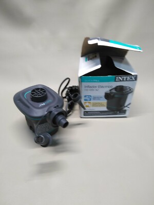 Intex Quick Fill Electric Air Pump 110-120V AC Inflates  Mattress Toys