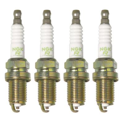 Set 4 V-Power Spark Plugs For Chevy Hyundai Kia Mazda MB Mitsubishi Peugeot VW