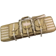 Tactical Double Long Gun Case 102cm - MOLLE, Durable PolyCordura