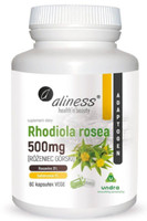 Aliness Rhodiola Rosea Extract 500Mg 60 Kapseln Rosenwurzkapseln Extrakt