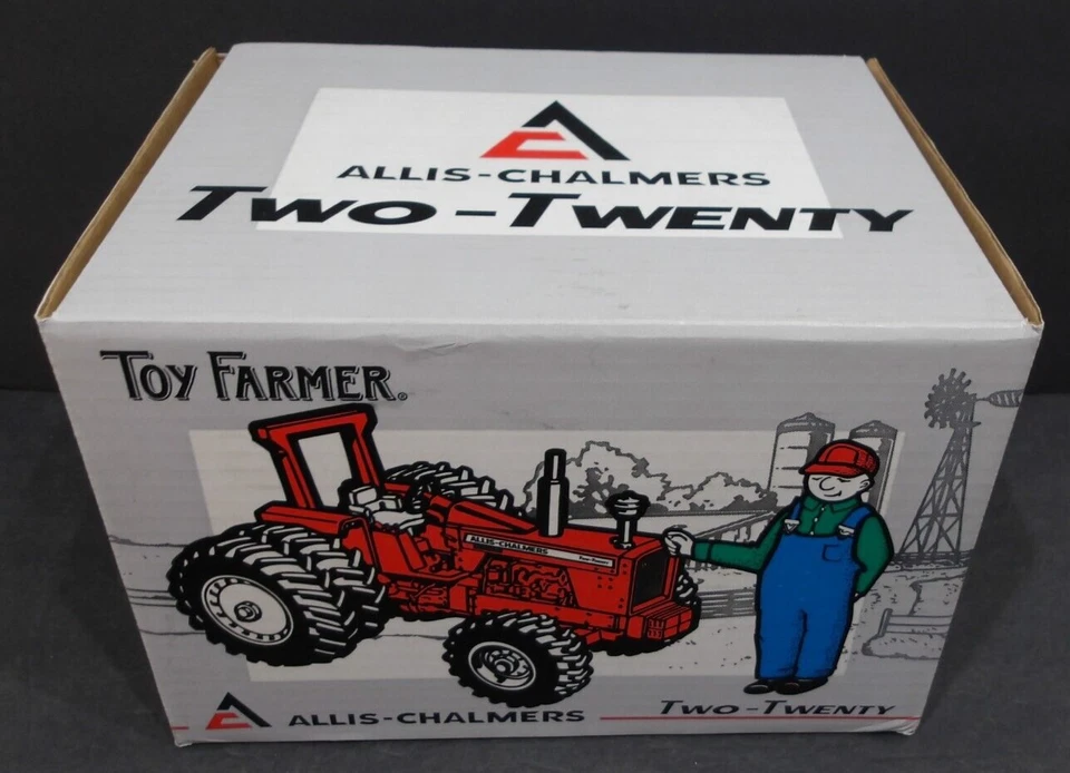 Ertl Allis Chalmers Two-Twenty Tractor Duals 95 Toy Farmer Toy Show 1/16 #2623PA - Imagem 3 de 4