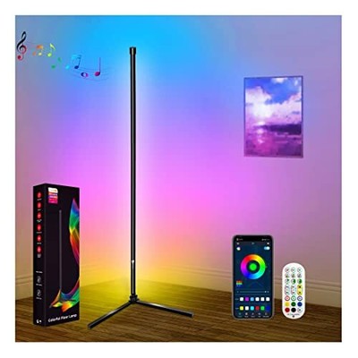 Corner Floor Lamp Rgb Led Sync Color Changing Ambient Lighting 718255629746 Corner Floor Lamp Rgb Led, Best Corner Lamp Led Lights