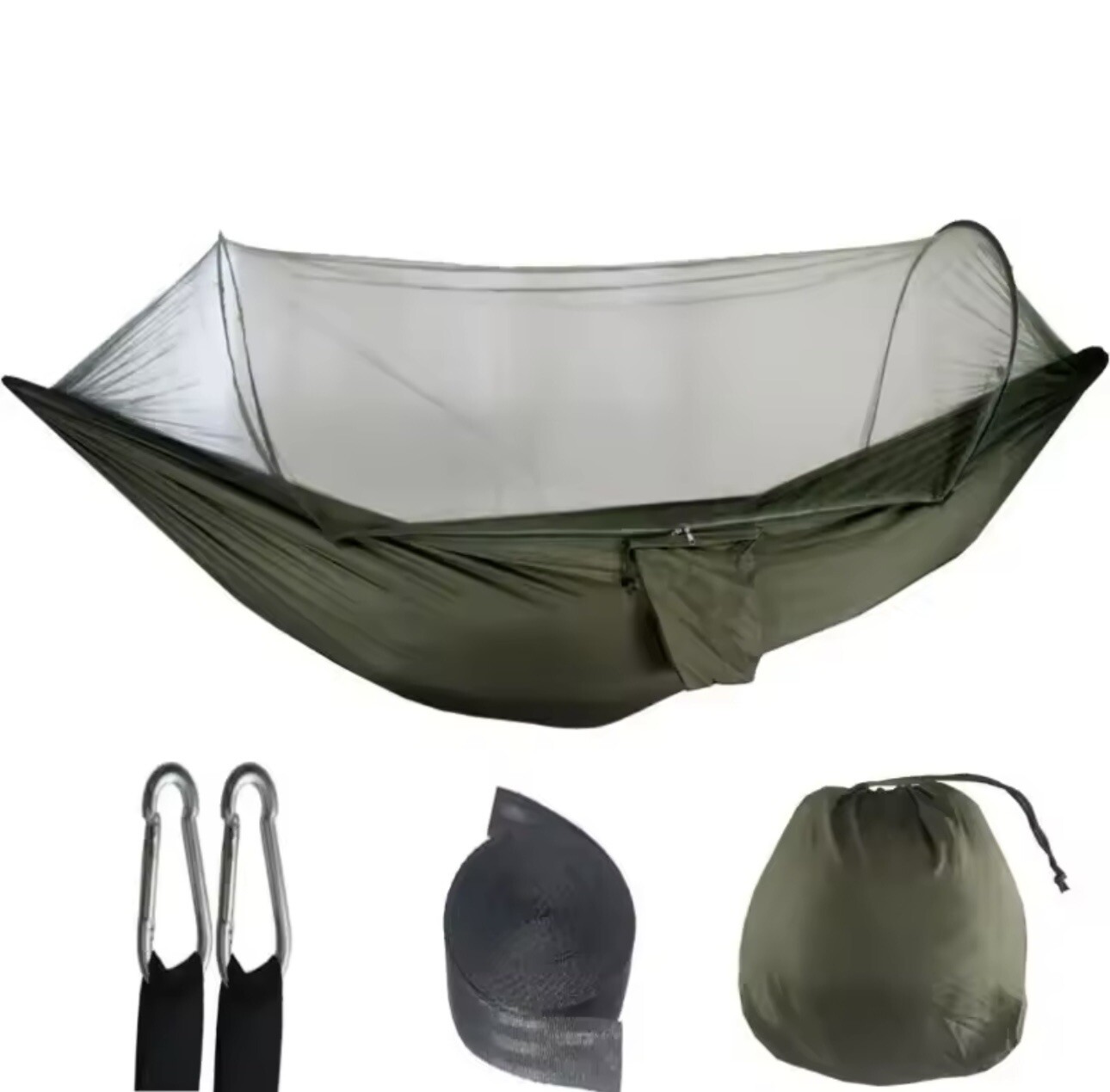 Hamaca De Camping Con Mosquitera De Apertura Rápida 250x120cm