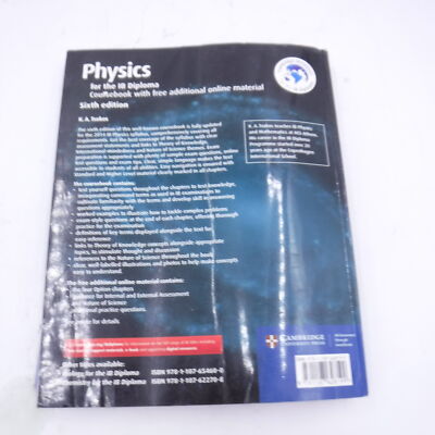 Physics for the IB Diploma, Sixth Edition Paperback by Tsokos
