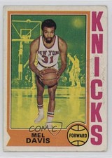 1974-75 Topps Mel Davis #43 0uf1