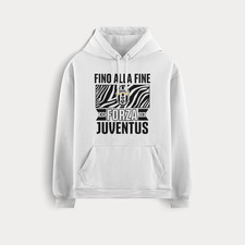 JUVENTUS FELPA CALCIO CAPPUCCIO 2025-2026 NON ORIGINALE IDEA REGALO SERIE A