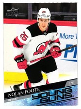 2020-21 Nolan Foote Upper Deck Rookie New Jersey Devils