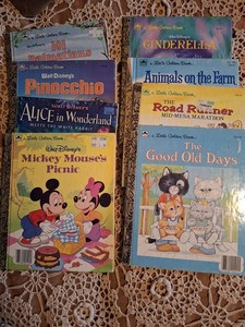 Walt Disney's Cinderella A Little Golden Book Disney  Story Lot of 8 Books