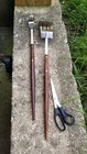 VTG 60s / 1970’s 2 Pc Long Stainless BBQ Grill Tool Set Made In Japan EX NM — photo 4