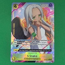 S-Snake (Alternate Art) Foil R Carrying On His Will OP13-114 NM