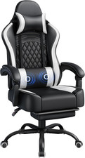 Gaming Chair, Ergonomic Racing Gaming Chair with Massage Lumbar Pillow, High-Bac