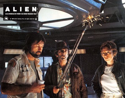 Alien ORIGINAL Aushangfoto Sirguney Weaver / Ridley Scott / Tom Skerritt /J Hurt