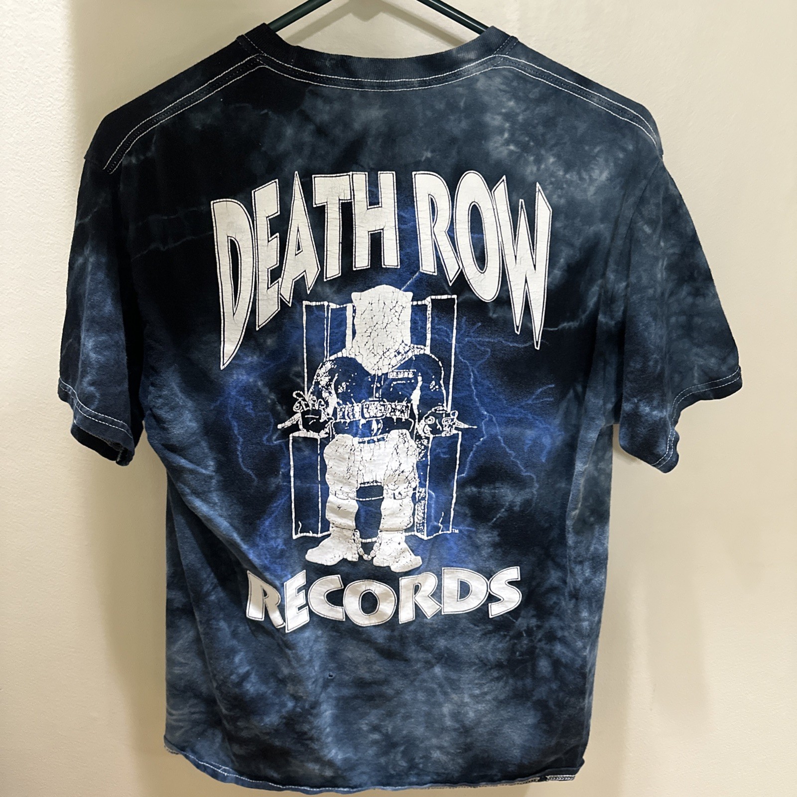FILA T shirt grafica Death Row Records uomo media tie dye manica corta musica