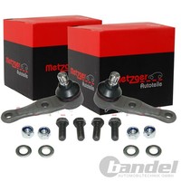 2X Metzger Traggelenke Unten Vorne Beidseitig Passend FÜR Mazda 323 MX-3