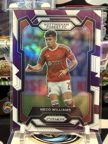 2023-24 NECO WILLIAMS /92 PANINI PRIZM PREMIER LEAGUE WHITE PINK TZ