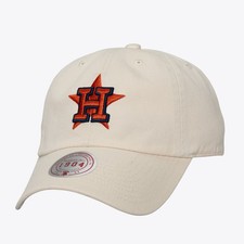 Unisex Mitchell & Ness Cream Houston Astros Off-Season 1904 Strapback Adjustable