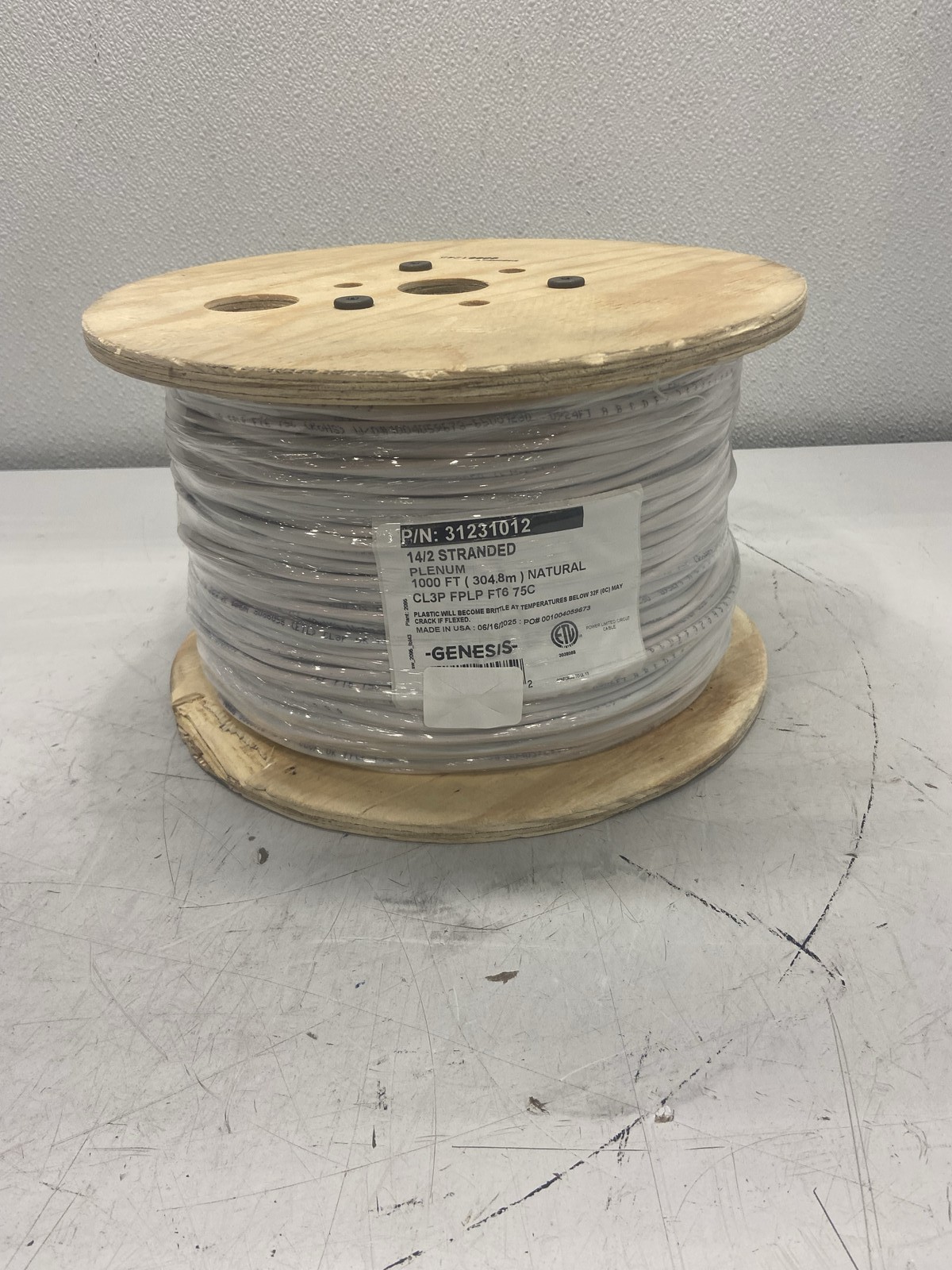 Honeywell Genesis Stranded Unshielded Cable Beige 1000' 31231012