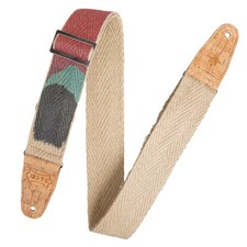 Levy's Leathers 2" Vegan Hemp Webbing Guitar Strap Sunset Pattern