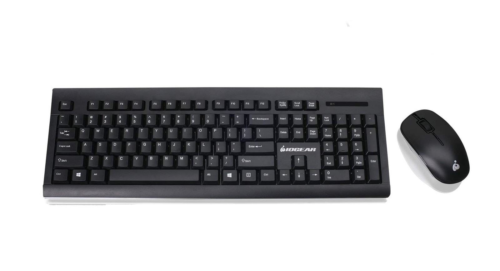 IOGEAR Wireless Keyboard and Mouse - 2.4GHz Full-Size Mouse Keyboard Combo - ...