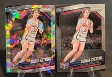 SONIA CITRON 2 CARD ROOKIE LOT 2025 PRIZM WNBA BASKETBALL ICE
