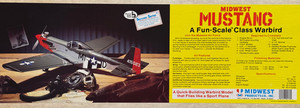 Midwest Products 54" Mustang Fun-Scale Class Warbird RC Airplane Kit