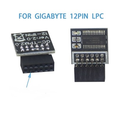 Für GIGABYTE GC TPM 2.0 Motherboard 12 Pin TPM 2.0 Modul LPC Upgrade PC System