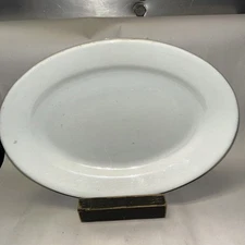 Meakin Royal Ironstone White Meat/Serving Platter Farmhouse White Antique
