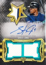 2020 Topps Triple Threads Shed Long Rookie Future Phenoms Auto 1/1