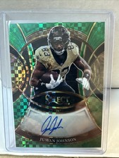 2025 Panini Select Green Prizm Juwan Johnson Auto /5 Saints #SP-JJN