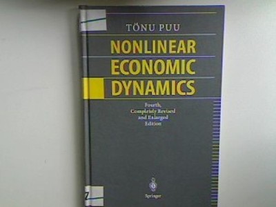 Nonlinear Economic Dynamics. Puu, Tönu: 930406