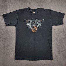 Vintage Harley Davidson Shirt Mens XL Black 2005 Legendary Eugene OR Made in USA