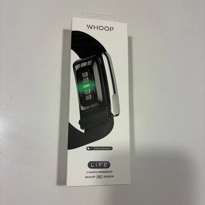 New WHOOP 5.0 MG LIFE Sensor Band with 12 Month Membership Wireless Powerpack