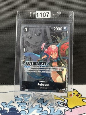 Rebecca Winner Stamp Foil One Piece OP04-092 Promo (1107) | eBay