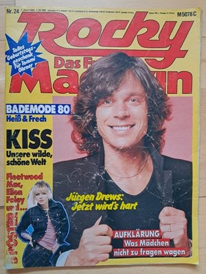 Rocky Nr.24 vom 7.6.1980 Brian Ferry, Ellen Foley, Kiss, Jürgen Drews, Ramones