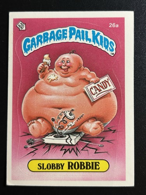 #ad 1985 Topps Garbage Pail Kids GPK First Series 1 OS1 26a Slobby Robbie Pack Fresh $19.99