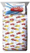Kids Sheet Cartoon Set with Fitted, Flat Sheets  Pillow Cover - Ultra-Soft B...