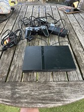 Sony PlayStation 2 PS2 Slim Black Console SCPH-70003