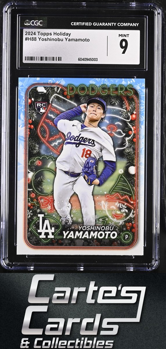 2024 Topps Holiday - Yoshinobu Yamamoto #H88 (RC) for sale online