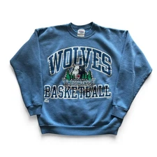 Vintage 80’s 90’s Minnesota Timberwolves crewneck sweatshirt  AN63434